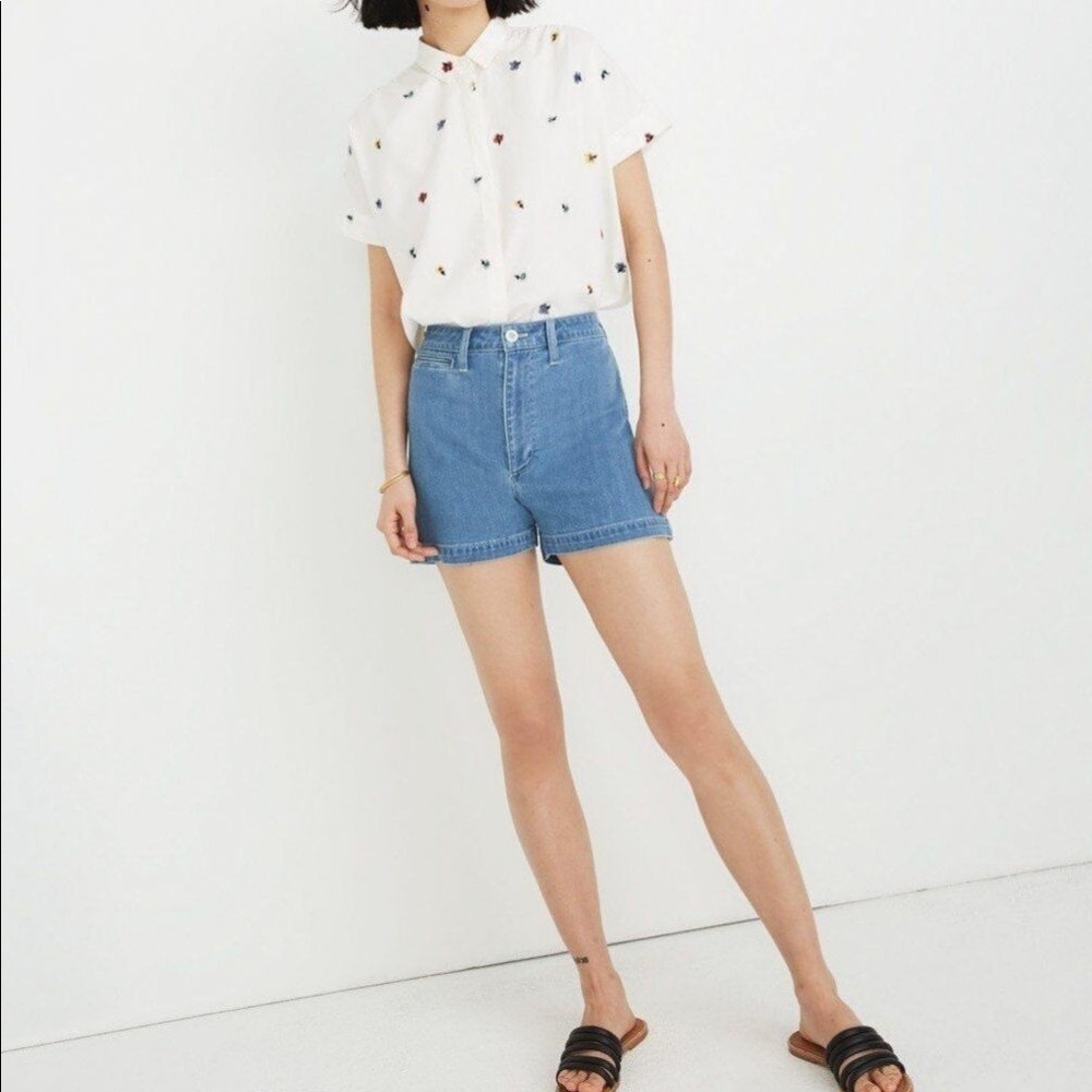 Madewell denim Emmett shorts, NWT